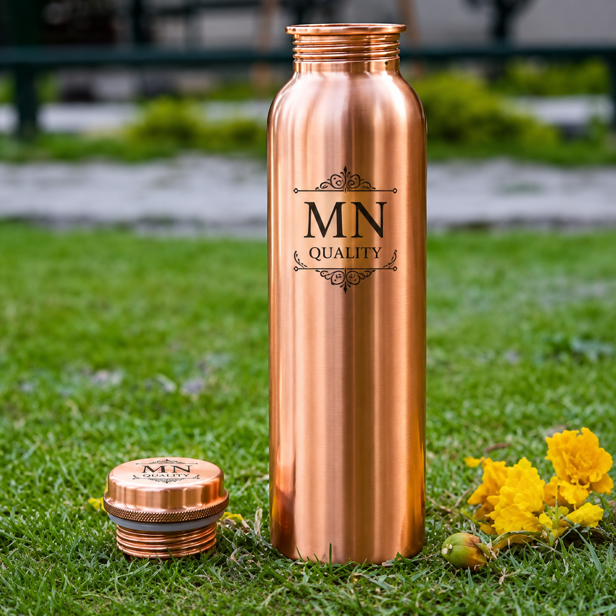 Premium Copper Water Bottle