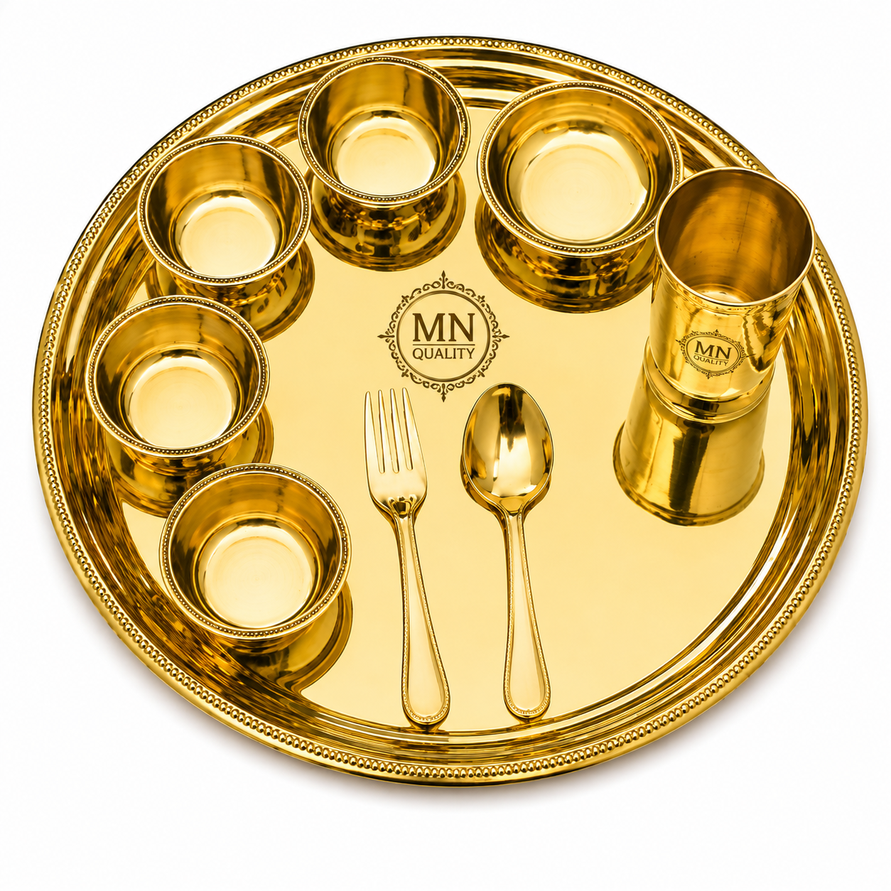 MN Quality Premium Golden Dinner Set